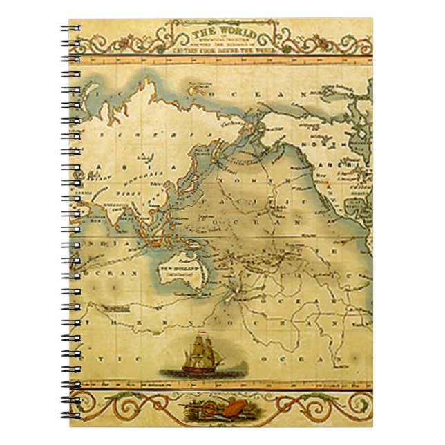 Carnet Carte du monde antique (Devant)