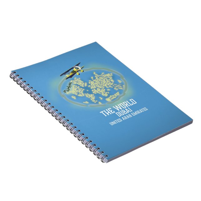 Carnet Carte du monde Dubaï Émirats arabes unis (Côté Droit)