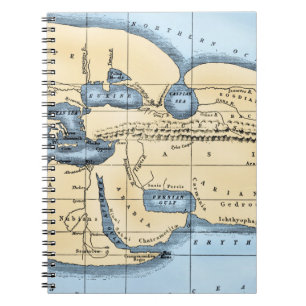 CARNET CARTE DU MONDE : ERATOSTHENES