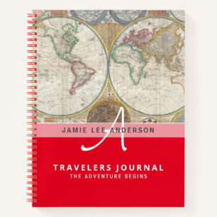 Carnet Carte du Monde Voyage Retraite Liste de Choses à F