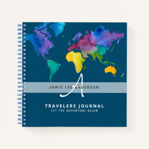 Carnet Carte du monde Voyage Retraite Liste de choses à f