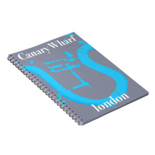 Carnet carte du quai canary london