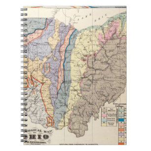 Carnet Carte géologique de l'Ohio