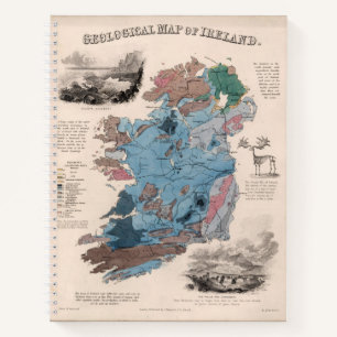 Carnet Carte géologique d'Irlande