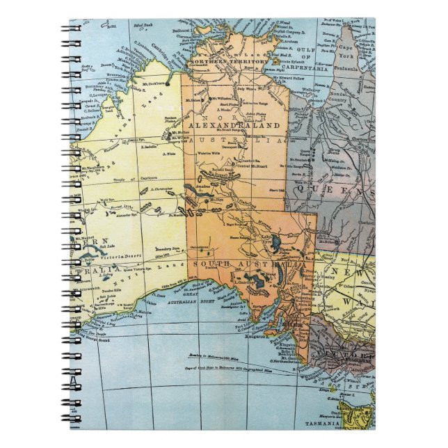 Carnet CARTE : L'AUSTRALIE, c1890 (Devant)