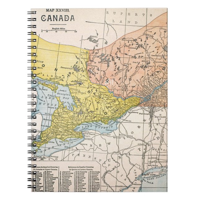 CARNET CARTE : LE CANADA ORIENTAL (Devant)