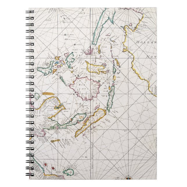 CARNET CARTE : LES INDES EST, 1670 (Devant)