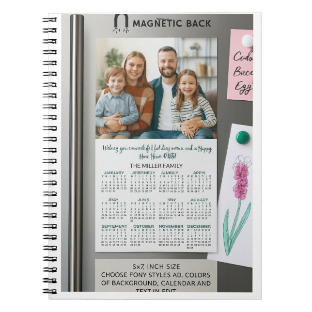 Carnet Carte magnétique (Devant)