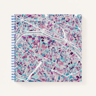 Carnet Carte Paris France