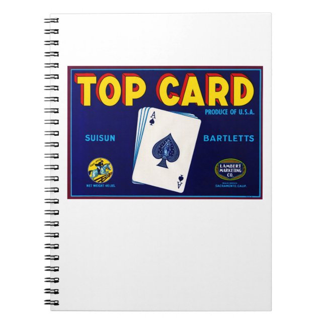 Carnet Carte supérieure (Devant)