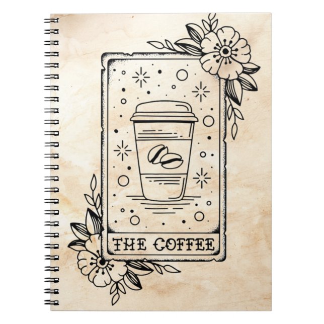 Carnet Carte Tarot Café (Devant)