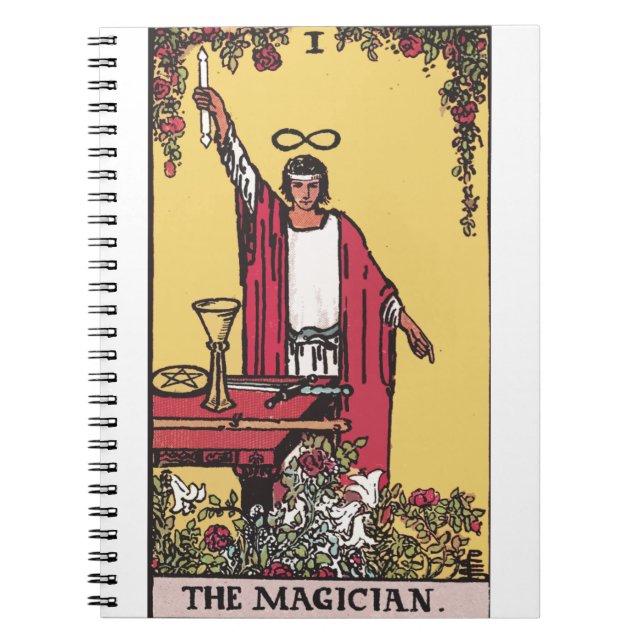 Carnet Carte Tarot - Le Magicien (Devant)