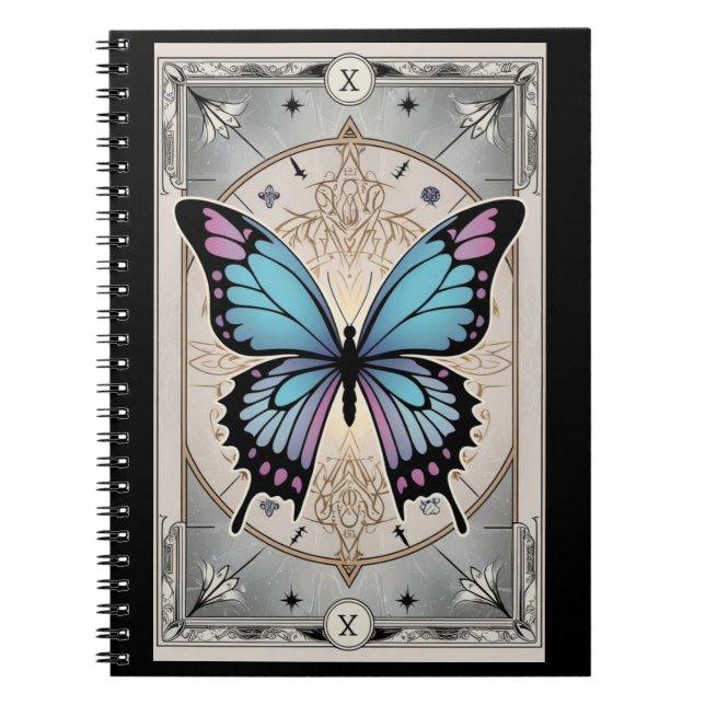 Carnet Carte Tarot Papillon - Mystique et complexe (Devant)