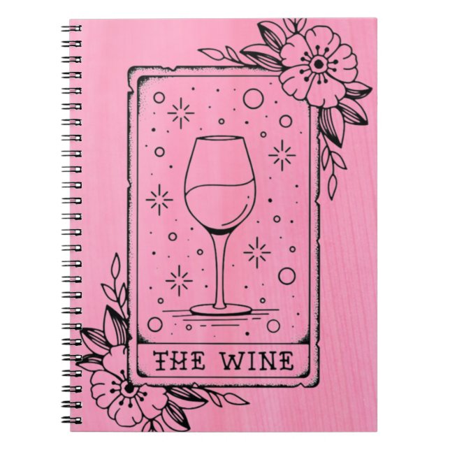 Carnet Carte Tarot Vin (Devant)