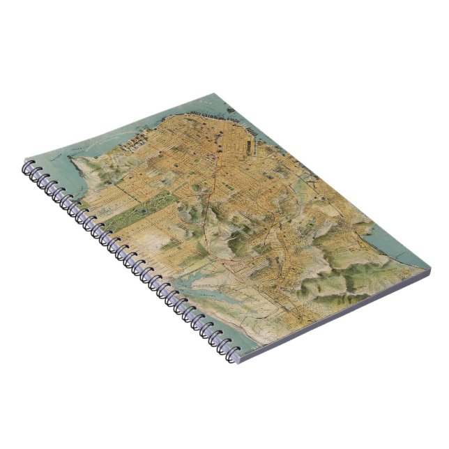 Carnet Carte Vintage de San Francisco (1915) (Côté Droit)