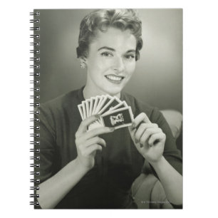 Carnet Cartes de jeu de femme