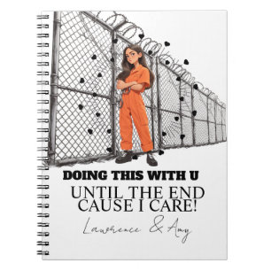 Carnet Cartes de prison à longue distance en faisant du t