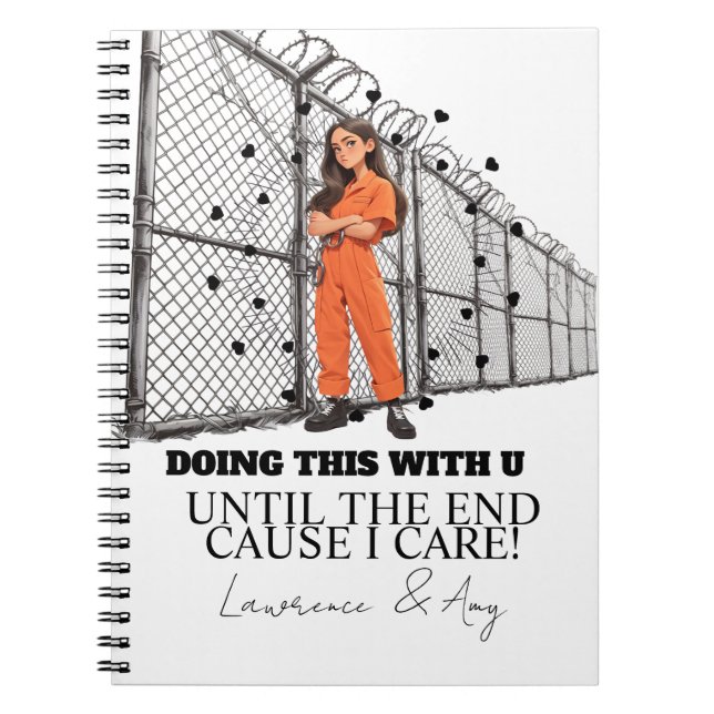 Carnet Cartes de prison à longue distance en faisant du t (Devant)