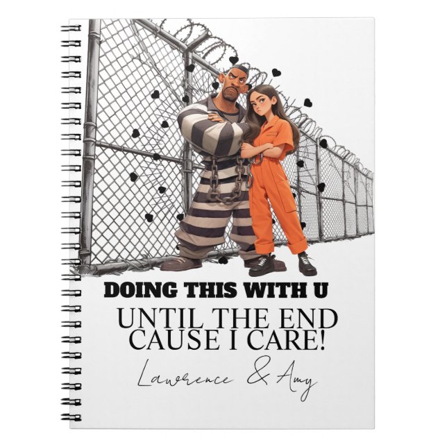 Carnet Cartes de prison à longue distance faisant du temp (Devant)