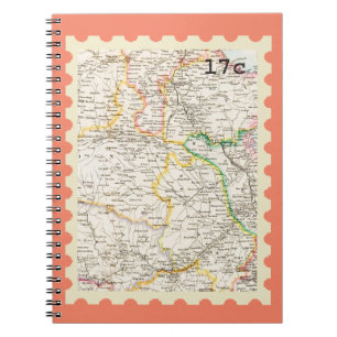 Carnet Cartes de timbres vintages
