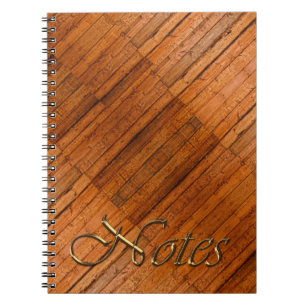 Carnet Cartes en bois rustique Art échantillonné Photo