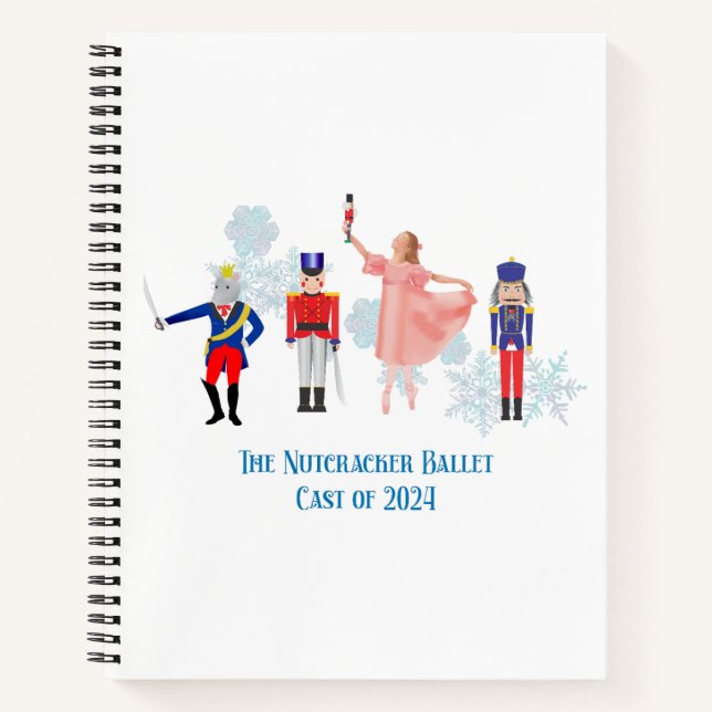 Carnet Cartes pour notes de ballet de craqueurs (Devant)