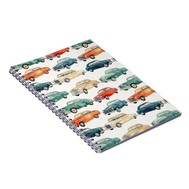 Carnet Cartoon Classic Cars (Côté Droit)