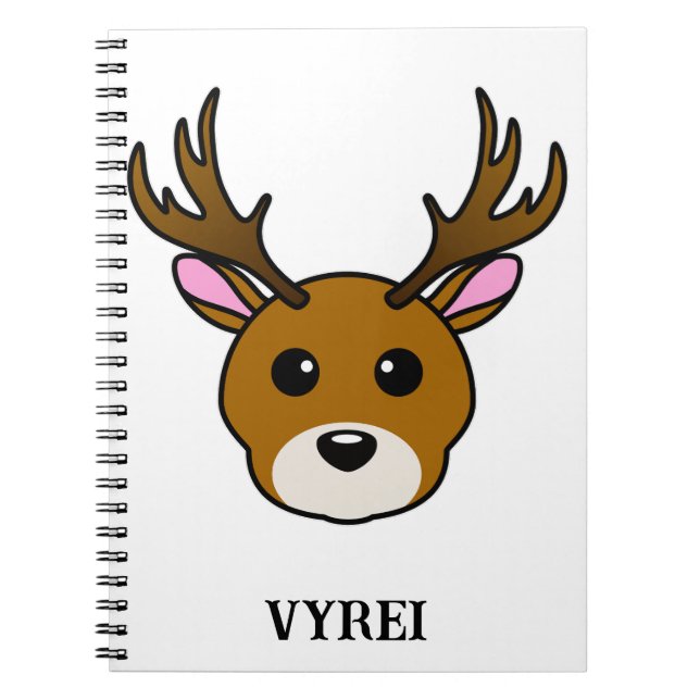 Carnet Cartoon Deer (Devant)