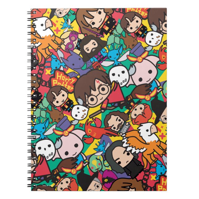 Carnet Cartoon Harry Potter Caractère Toss Motif (Devant)