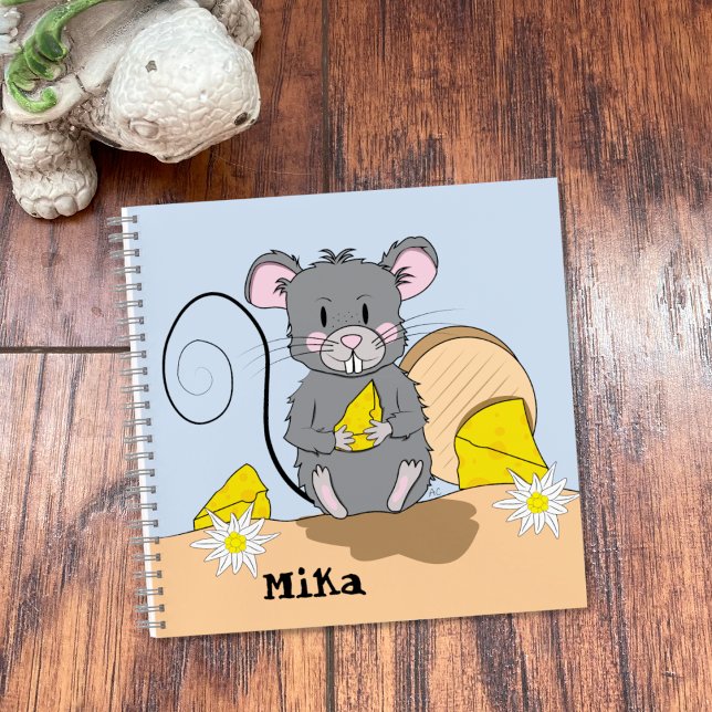Carnet Cartoon Souris Écriture manuscrite pour enfant - C (Créateur téléchargé)