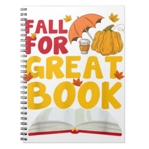 Carnet Cas For A Great Book Reading Librarian Autumn Tea