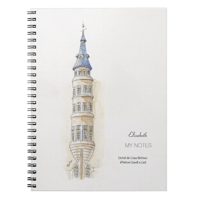 Carnet Casa Botines - Antoni Gaudí (Devant)