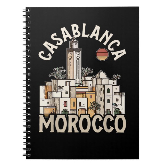 Carnet casablanca maroc  (Devant)