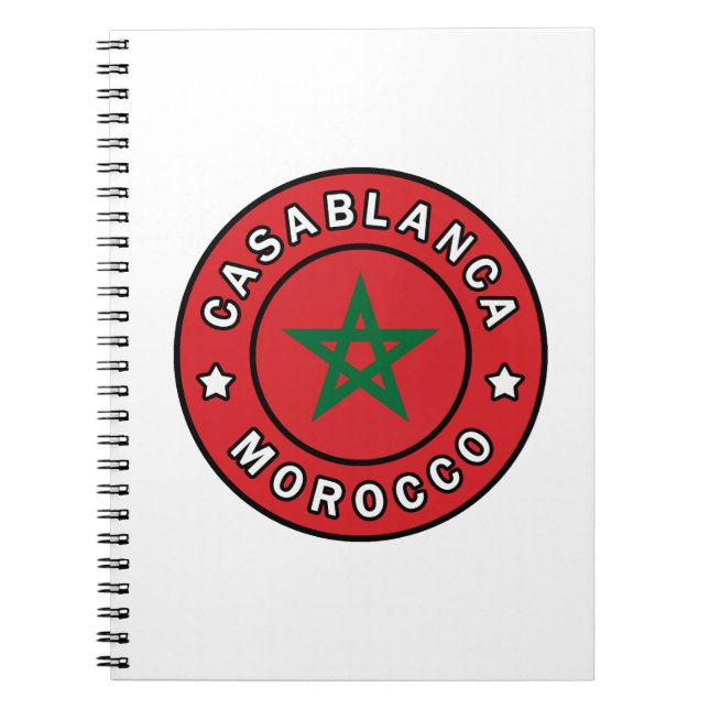 Carnet Casablanca Maroc (Devant)