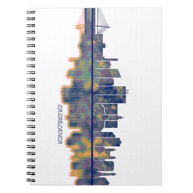 Carnet Casablanca Skyline (Devant)