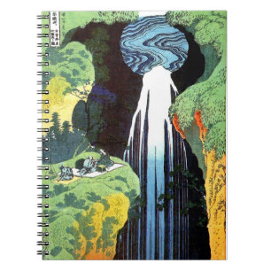 Carnet Cascade d'Amida, Hokusai Art japonais