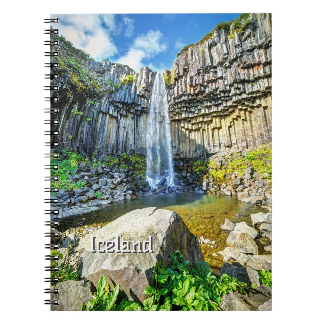 Carnet Cascade de Svartifoss, Islande (Devant)