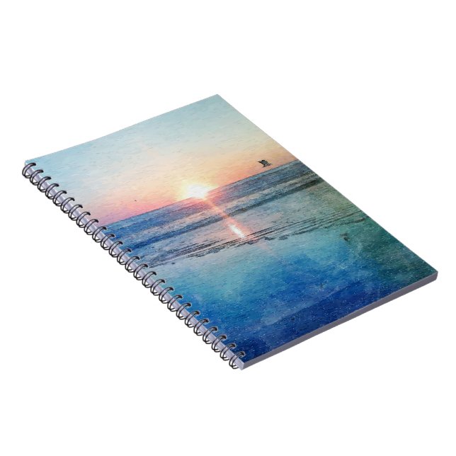 Carnet Cascade du coucher de soleil de la plage du Pacifi (Côté Droit)