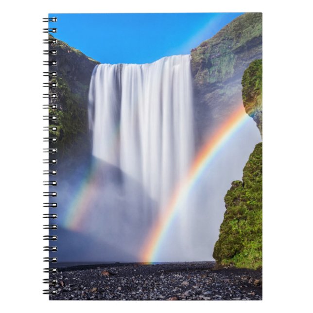 Carnet Cascade et arc-en-ciel (Devant)