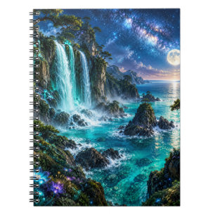 Carnet Cascade Fantastique Magique sur la Côte Océanique