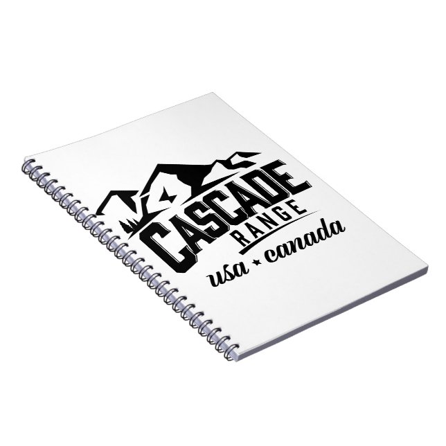 Carnet Cascade Range États-Unis Canada logo. (Côté Droit)