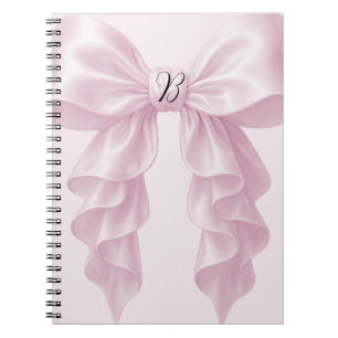 Carnet Cascade Rose Ruban Froncé Élégant Posh Féminin