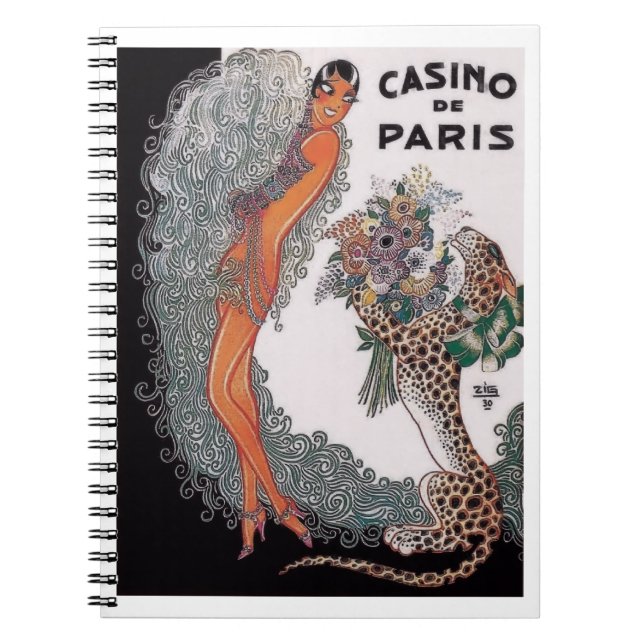 Carnet Casino de Paris - Josephine Baker (1930) (Devant)