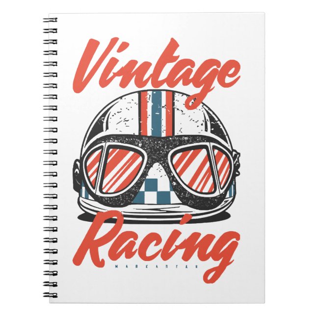 Carnet Casque de course (Devant)