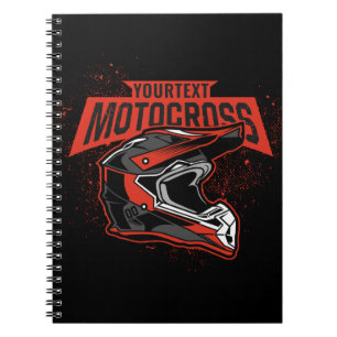 Carnet Casque de course de motocross motocross personnali