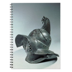 Carnet Casque en bronze de gladiateur de Thracian,