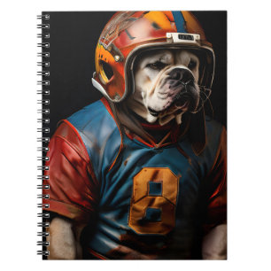 Carnet Casque en cuir du joueur de football américain Bul