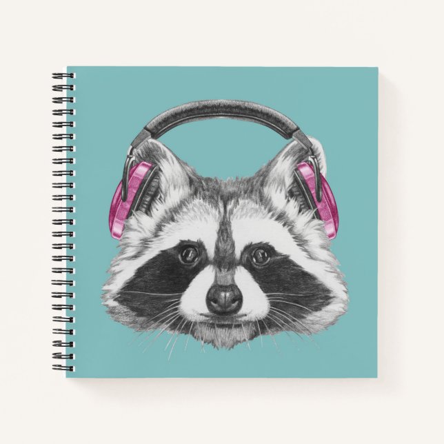 Carnet Casque Raccoon (Devant)