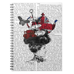 Carnet Casquette britannique de thé d'après-midi