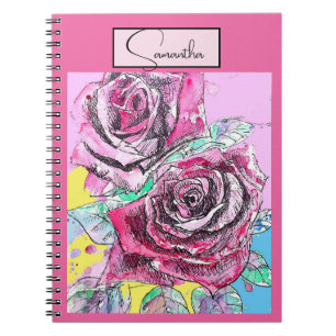Carnet Casquette couleur rose rouge Rose rose iPad Smart